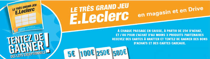 Le Super Grand Jeu De Janvier Leclerc