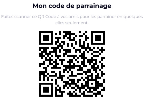 Exemple de QR Code du jeu parrainage Noz