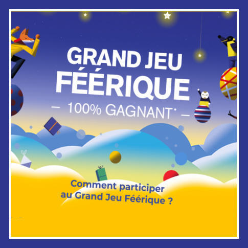 Grand jeu Féérique La Poste à code gagnant - www.laposte.fr/legrandjeu