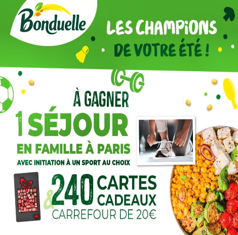 www.champion-carrefour.bonduelle.fr - Grand jeu Champion Bonduelle Carrefour