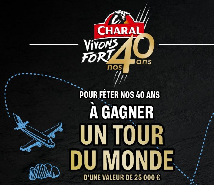 jeu40anscharal.fr - Jeu Charal 40 ans&nbsp;: gagnez un Tour du Monde ou une peluche collector