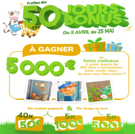 www.club.fromagerie-milleret.com - Grand jeu Fromagerie Milleret 50 jours bonus