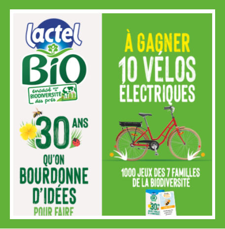 www.lactel.fr Jeu Lactel bio 30 ans