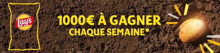 Jeu Lays 2026 Pomme de Terre d'Or&nbsp;: gagnez 1000 � ou goodies