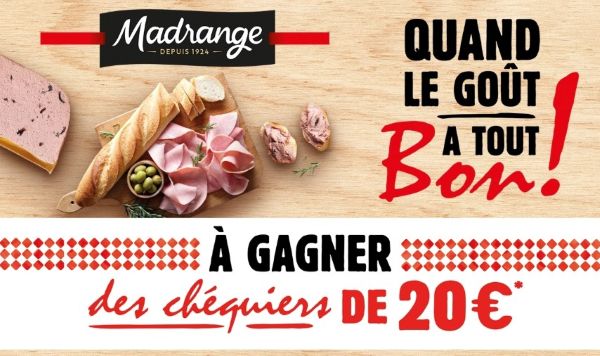 Jeu-Madrange.fr 2026&nbsp;: gagnez des ch�quiers de 20�