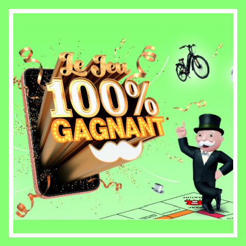 Jeu vignette Mcdo Monopoly 2022 100% gagnant