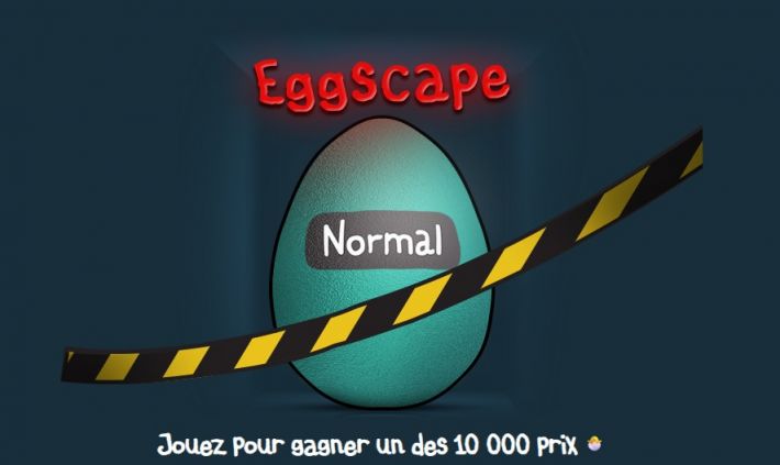 Jeu.normal.fr Eggscape Normal 2026&nbsp;: +10 000 prix instantan�s + carte cadeau 143 � � gagner&nbsp;!