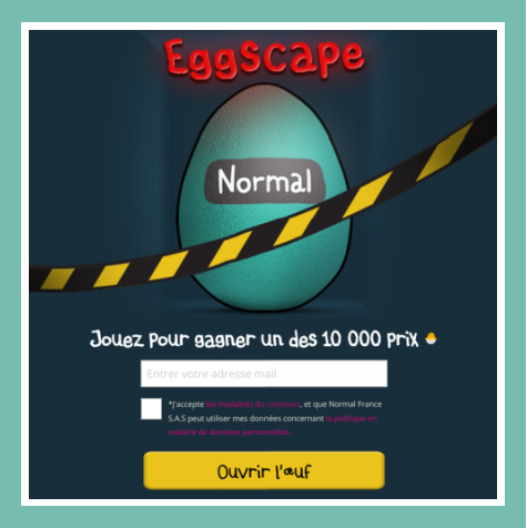 Jeu.normal.fr Grand jeu Normal Eggscape