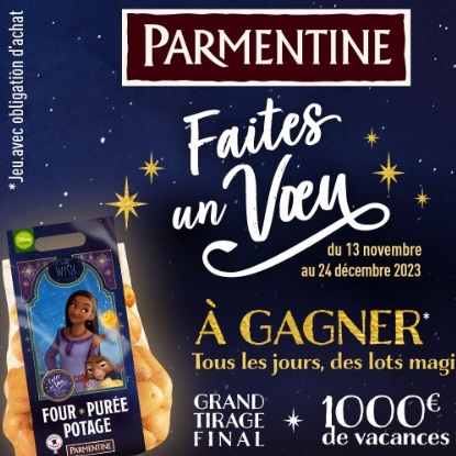 Grand jeu Parmentine Disney Wish - jeu-parmentine.fr