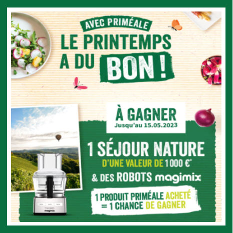 Primeale.fr Jeu Primeale le printemps a du bon