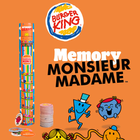 Burger King France - Ça en fait des Monsieur Madame à collectionner avec  les 10 jeux de memory, en ce moment dans les menus King Junior. (Les Monsieur  Madame)