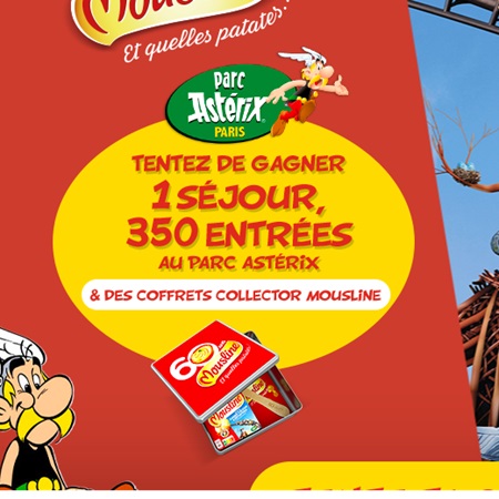 Jeu Mousline 60 ans Parc Asterix - mousline-jeu.fr