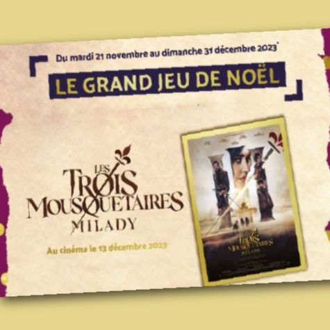 Netto grand jeu de Nol Netto les trois mousquetaires - www.netto.fr/lestroismousquetaires