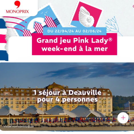 Jeu Pink Lady Monoprix - www.pinklady-monoprix.fr