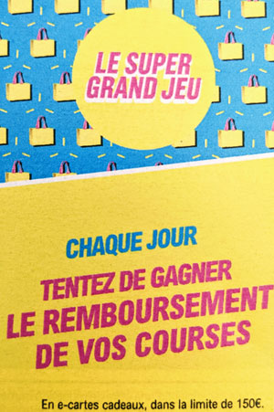 Super Grand Jeu Chez Leclerc Caddie remboursé